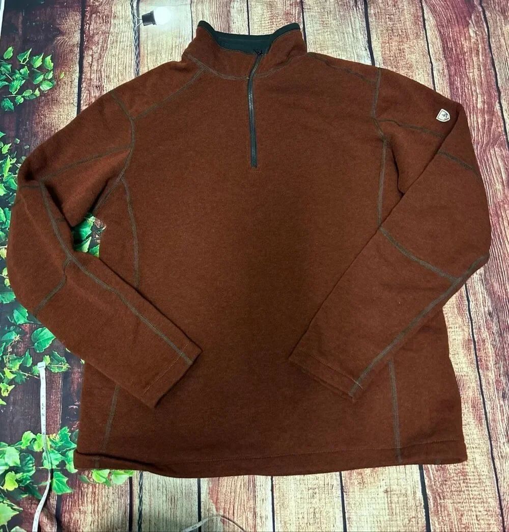 Kuhl Burnt Orange 1/4 Zip Size M